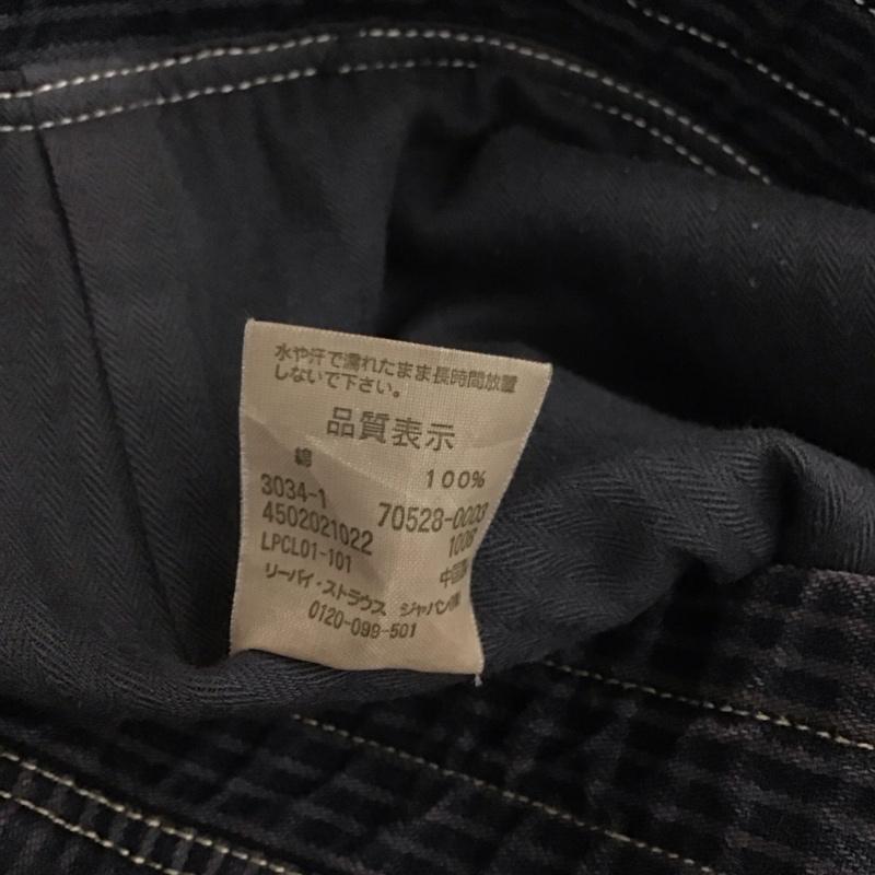リーバイストラウスアンドコー Levi Strauss & co. ジャケット、上着 ジャンパー、ブルゾン ジップアップデニムジャケット カラージャケット ストライプジャケット ラグラン M ストライプ 紫 / パープル / X 紺 / ネイビー / メンズ USED 古着 中古 10106785