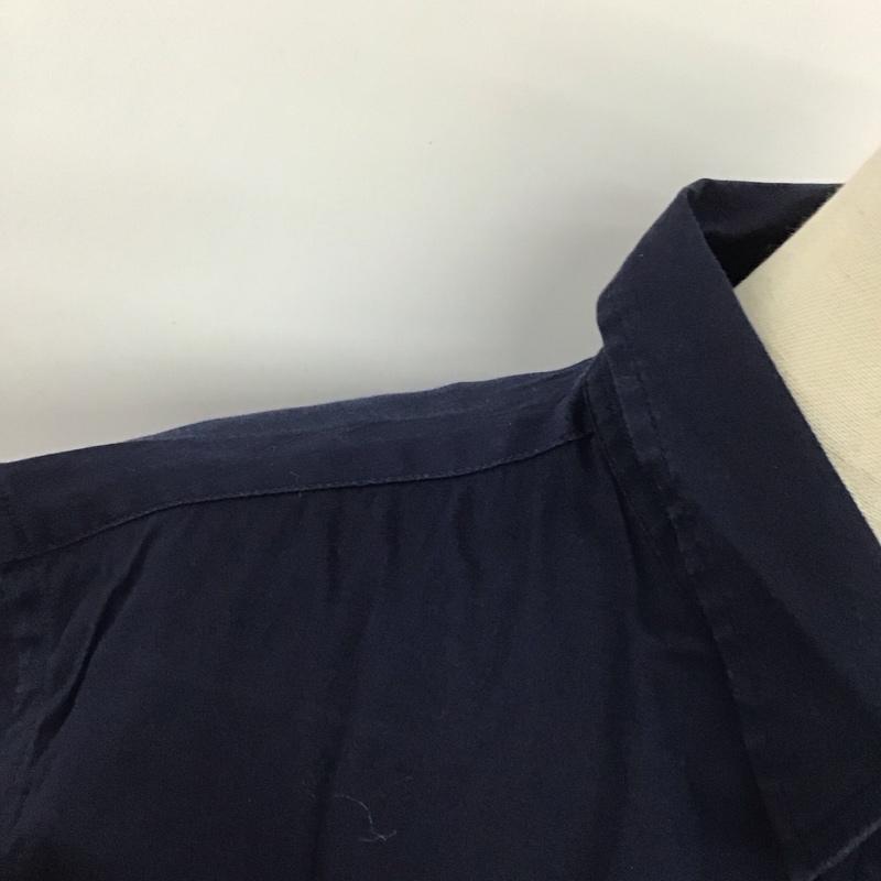 ラルフローレン RALPHLAUREN シャツ、ブラウス 半袖 半袖シャツ カラーシャツ 半袖カットソー ロゴ、文字 紺 / ネイビー / レディース USED 古着 中古 10124061