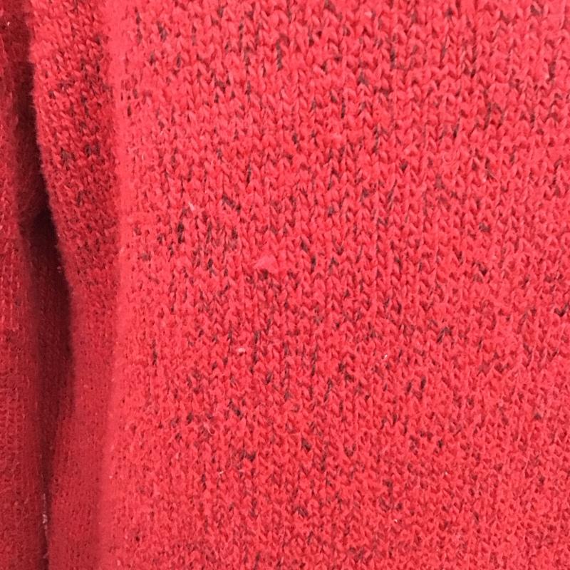 チャップス CHAPS ニット、セーター 長袖 長袖ニットカットソー ニット セーター ジップアップネックニット L 無地 赤 / レッド / メンズ USED 古着 中古 10122147