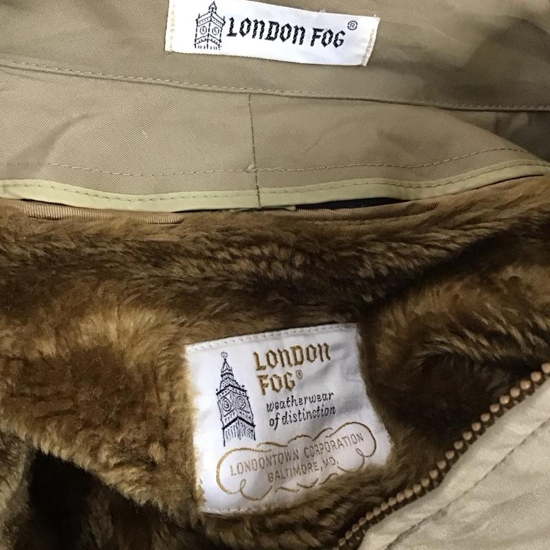 ロンドンフォグ LONDONFOG ジャケット、上着 ジャンパー、ブルゾン ジップアップジャケット ジャンパー アウター 裏起毛 70s 42 無地 ベージュ / ベージュ / メンズ USED 古着 中古 10112077