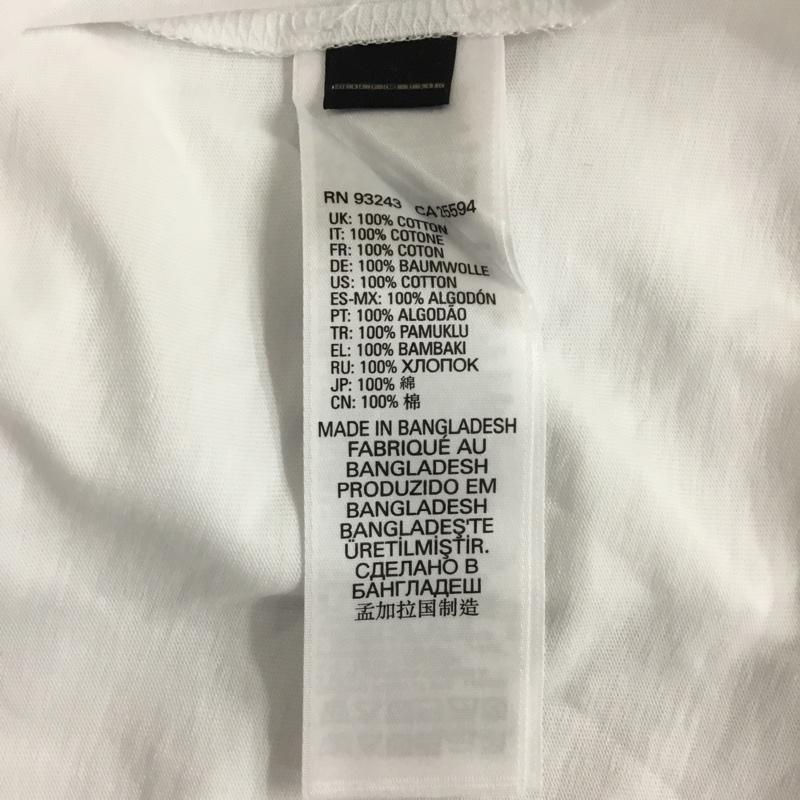 ディーゼル DIESEL Tシャツ 半袖 半袖カットソー プリントTシャツ クルーネックカットソー XXL ロゴ、文字 白 / ホワイト / メンズ USED 古着 中古 10120838