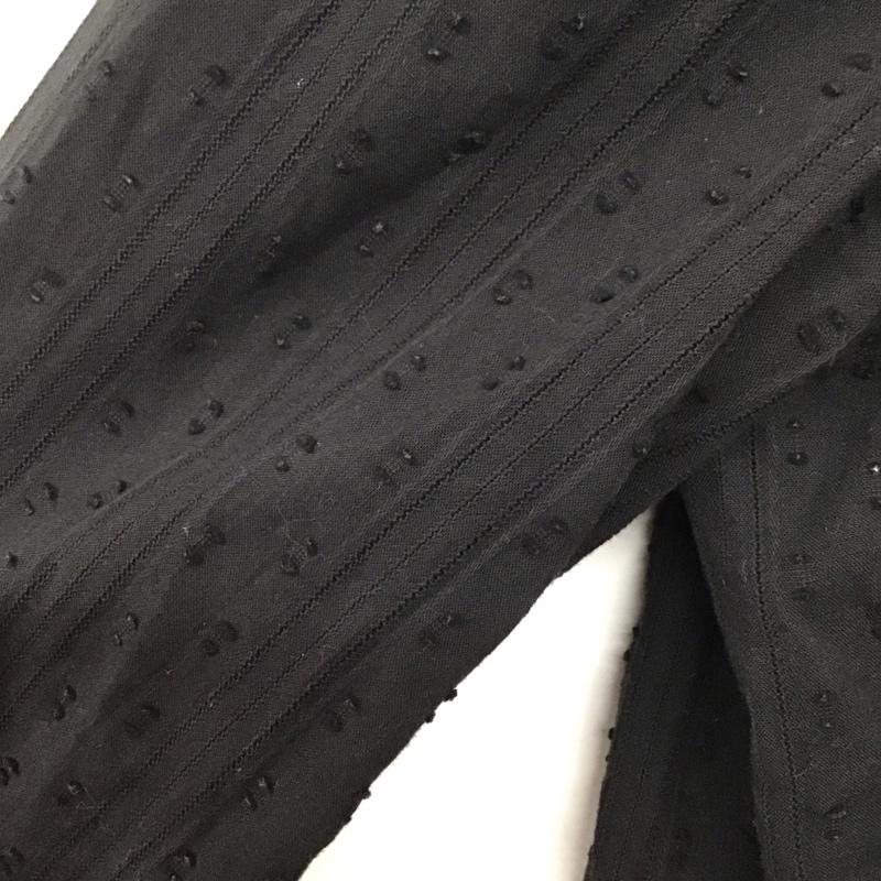 ザラ ZARA シャツ、ブラウス 長袖 L 無地 黒 / ブラック / レディース USED 古着 中古 10132009