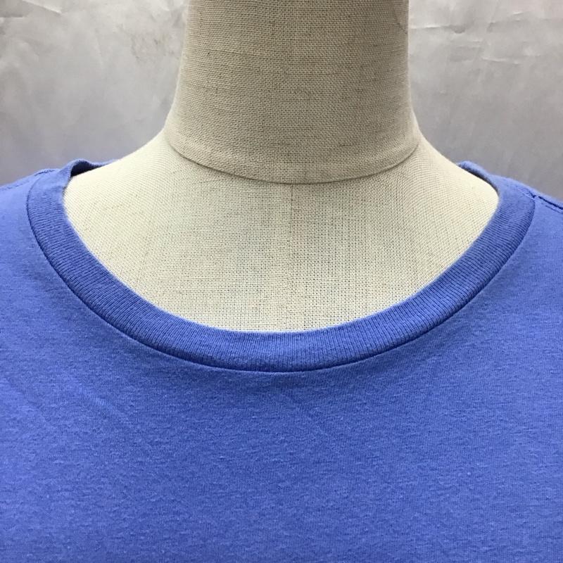 ポロラルフローレン POLO RALPH LAUREN Tシャツ 半袖 半袖カットソー プリントTシャツ クルーネックカットソー XL 無地 青 / ブルー / レディース USED 古着 中古 10116936