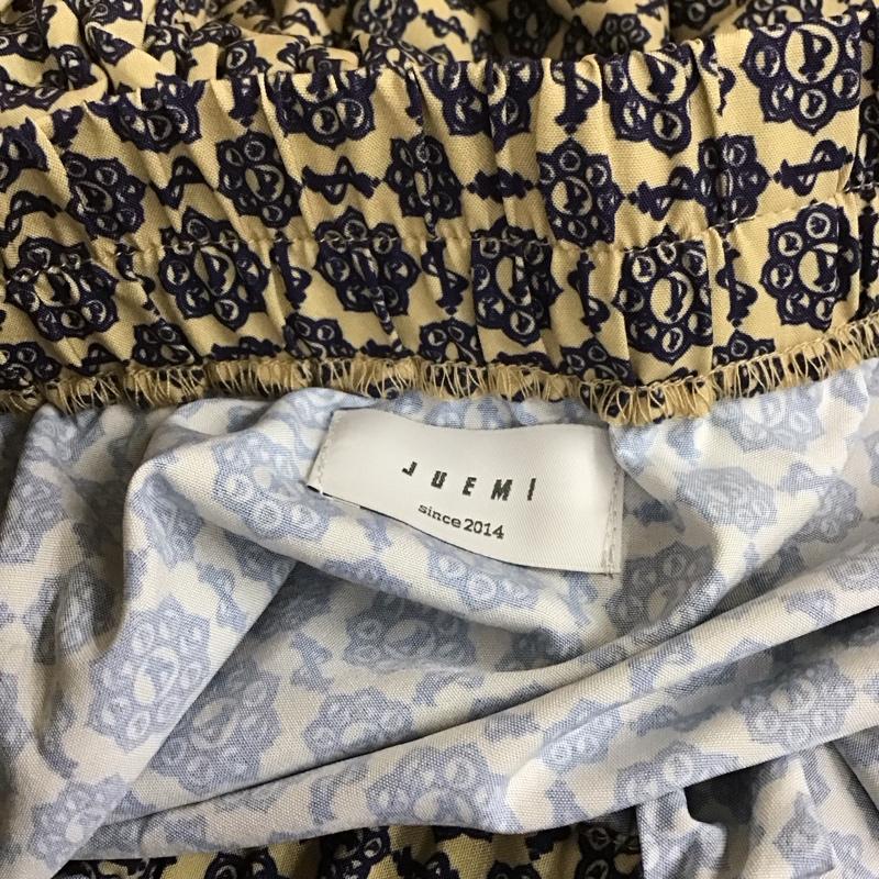 ジュエミ Juemi ワンピース・ドレス・オールインワン ワンピース・ドレス・オールインワン Sanskrit Tube Flare Jumpsuit FREE 総柄 ベージュ / ベージュ / X 紺 / ネイビー / レディース USED 古着 中古 10108349