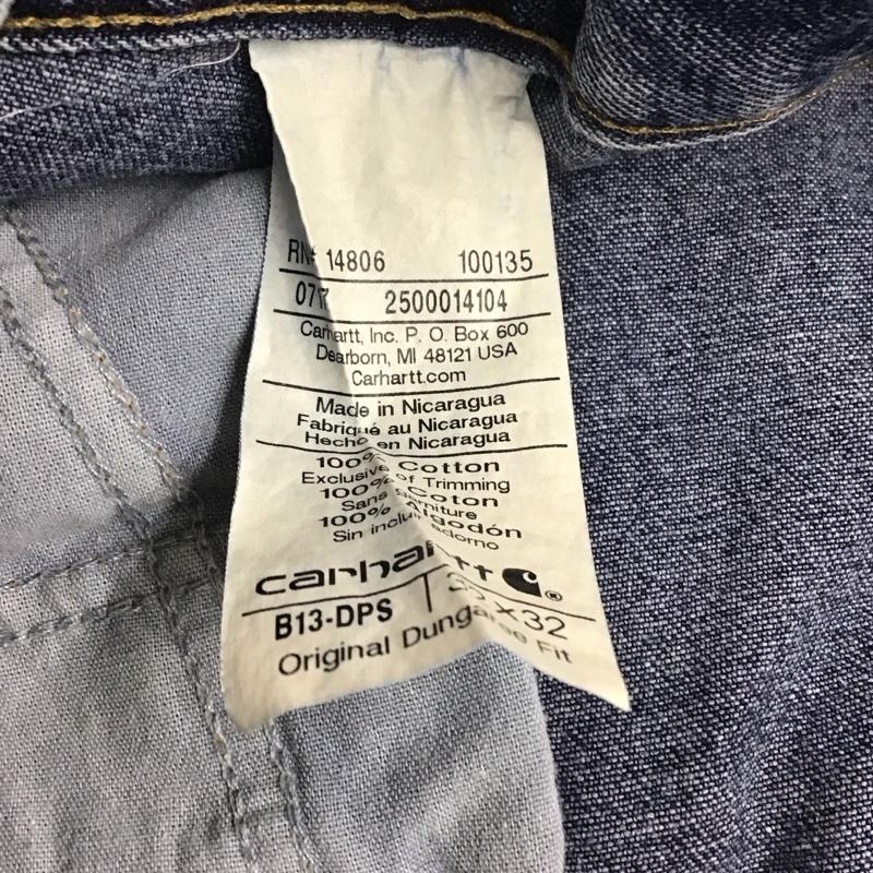 カーハート Carhartt パンツ デニム、ジーンズ 32インチ 無地 水色 / ライトブルー / メンズ USED 古着 中古 10109890