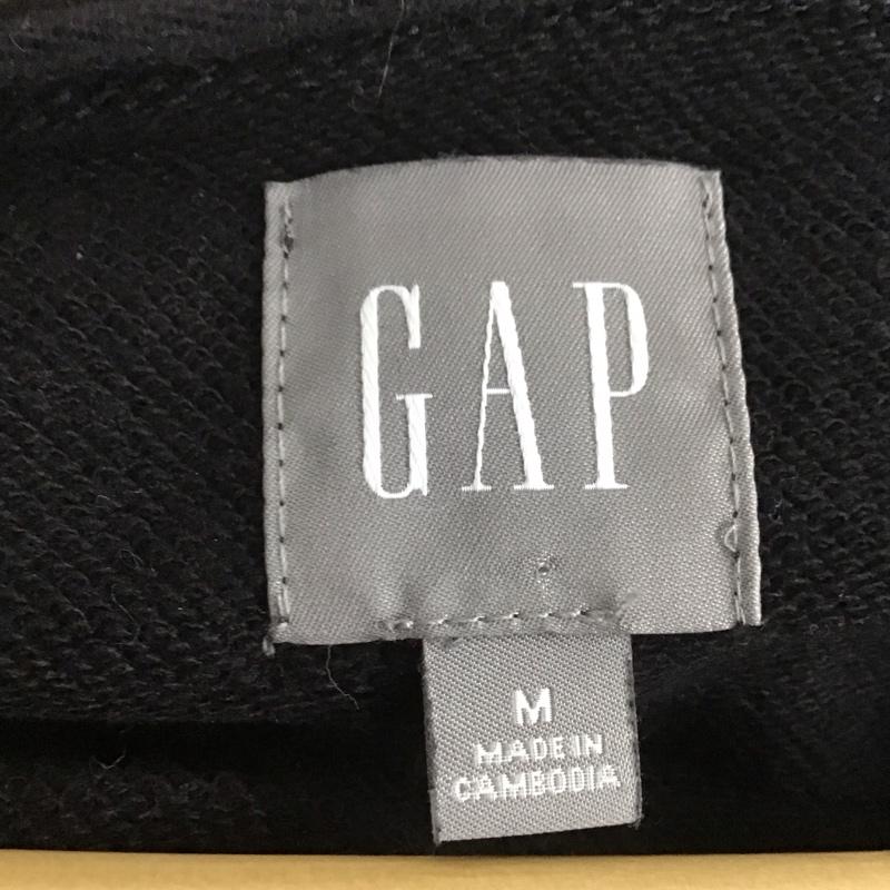 ギャップ GAP パーカー 長袖 ジップアップパーカー 長袖パーカー カジュアルジャケット M プリント 黒 / ブラック / メンズ USED 古着 中古 10132793