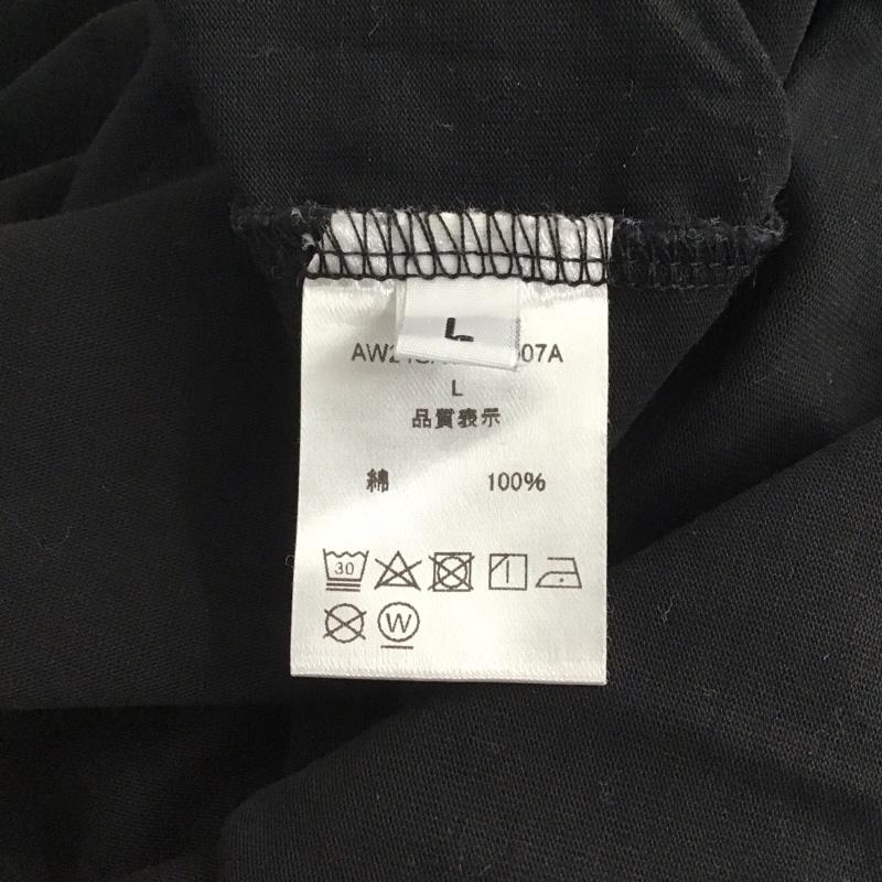 アトランティック スターズ Atlantic STARS Tシャツ 半袖 半袖カットソー プリントTシャツ クルーネックカットソー L ロゴ、文字 黒 / ブラック / メンズ USED 古着 中古 10140314