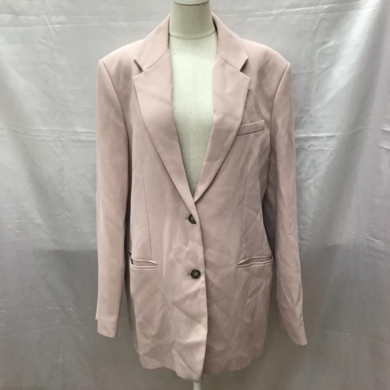 ザラ ZARA ジャケット、上着 ジャケット、ブレザー 長袖ジャケット カジュアルジャケット アウター オーバーサイズ XS 無地 桃 / ピンク / レディース USED 古着 中古 10118559