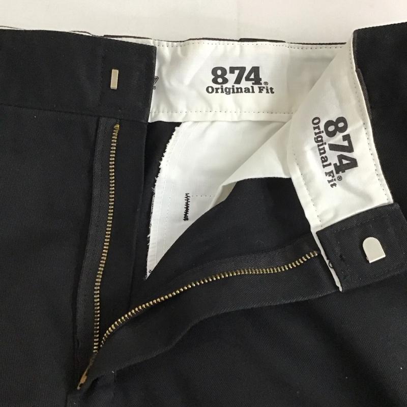 ディッキーズ Dickies パンツ ワークパンツ、ペインターパンツ ワークパンツ ワイドパンツ カジュアルパンツ 34 無地 黒 / ブラック / メンズ USED 古着 中古 10131345