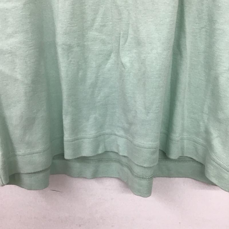 ドルチェアンドガッバーナ DOLCE&GABBANA Tシャツ 半袖 QGC013 クルーネック 48 無地 薄緑 / ライトグリーン / レディース USED 古着 中古 10139131