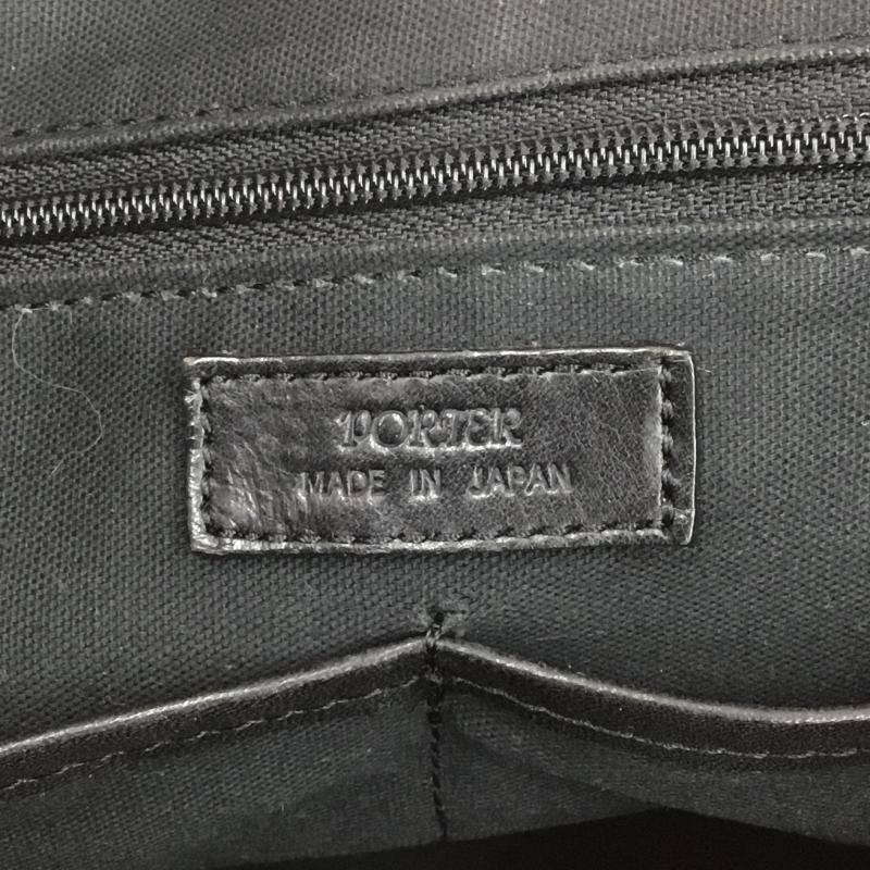ポーター PORTER ブリーフケース、書類かばん ブリーフケース、書類かばん 無地 黒 / ブラック / メンズ USED 古着 中古 10136318