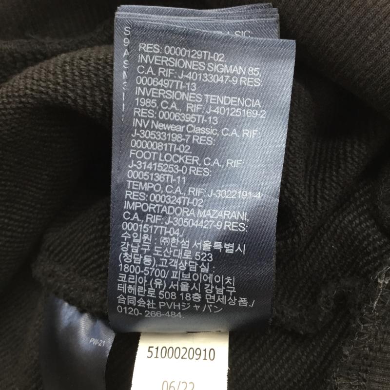 トミー ジーンズ TOMMY JEANS パーカー 長袖 S ロゴ、文字 X プリント 黒 / ブラック / メンズ USED 古着 中古 10137766