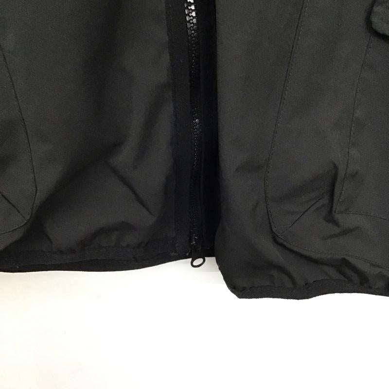 ザラ ZARA ベスト ベスト ジップアップベスト ノースリーブカットソー アウター XL 無地 黒 / ブラック / メンズ USED 古着 中古 10137634