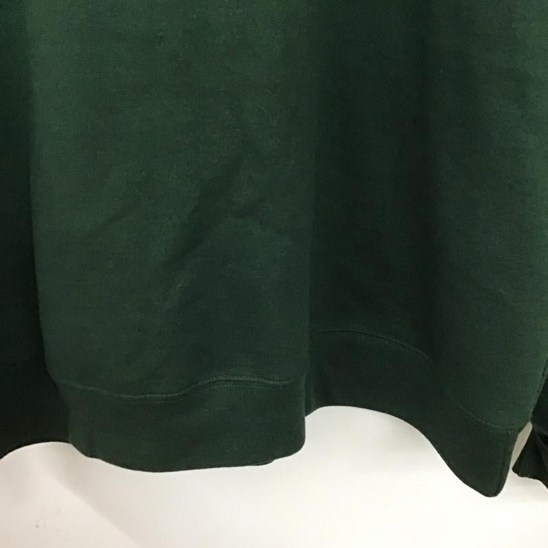 チャンピオン Champion トレーナー 長袖 裏起毛 スウェット MONO-MART XL ワンポイント 緑 / グリーン / メンズ USED 古着 中古 10132218