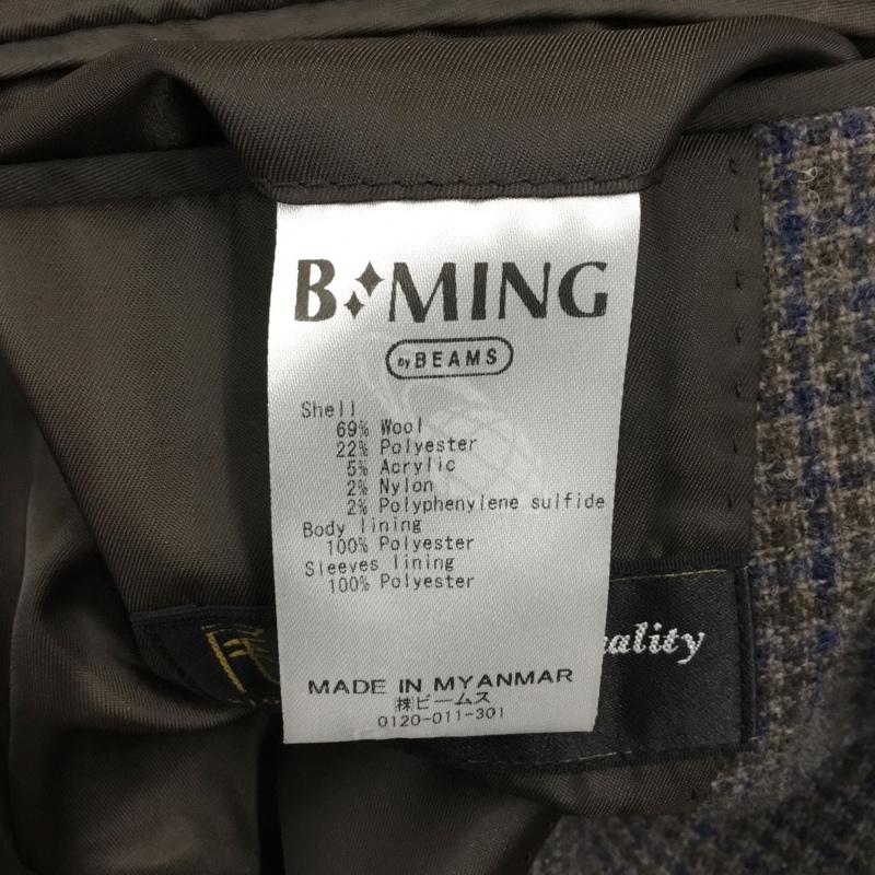 ビーミング バイ ビームス B:MING by BEAMS ジャケット、上着 ジャケット、ブレザー カジュアルジャケット カラージャケット ポケットジャケット アウター bishu 44 チェック マルチカラー / マルチカラー / メンズ USED 古着 中古 10116861