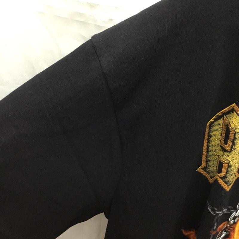 古着 USED Tシャツ 半袖 半袖カットソー プリントTシャツ クルーネックカットソー バンドTシャツ XL プリント 黒 / ブラック / メンズ USED 古着 中古 10108347