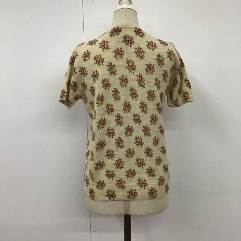 ローラ アシュレイ LAURA ASHLEY カットソー 半袖 半袖カットソー ニットTシャツ クルーネックカットソー 総柄 S 総柄 マルチカラー / マルチカラー / レディース USED 古着 中古 10122410
