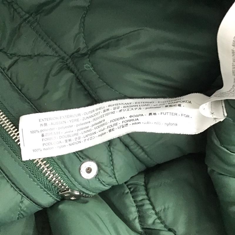 ザラ ZARA ジャケット、上着 ジャケット、ブレザー 2969 065 500 キルティングジャケット M 無地 緑 / グリーン / レディース USED 古着 中古 10149269