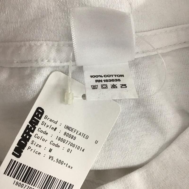 アンディフィーテッド UNDEFEATED Tシャツ 半袖 M プリント 白 / ホワイト / メンズ USED 古着 中古 10106540