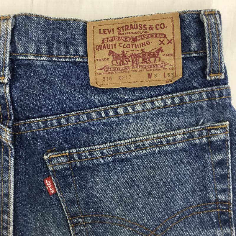 リーバイス Levi s パンツ デニム、ジーンズ USA製 ボタン裏525 31インチ 無地 青 / ブルー / メンズ USED 古着 中古 10134246