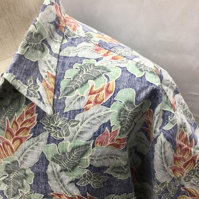 古着 USED シャツ、ブラウス 半袖 半袖シャツ カラーシャツ 半袖カットソー アロハシャツ M 総柄 マルチカラー / マルチカラー /  メンズ USED 古着 中古 10108705