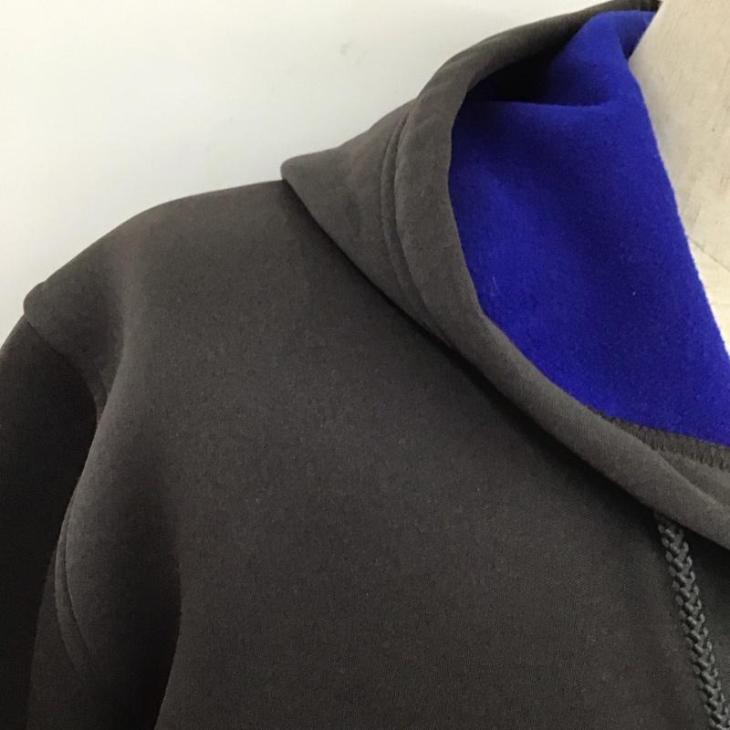 アルマーニエクスチェンジ ARMANI EXCHANGE パーカー 長袖 長袖パーカー ジップネックカットソー 裏起毛 プルオーバーパーカー 90s M ロゴ、文字 黒 / ブラック / メンズ USED 古着 中古 10106312