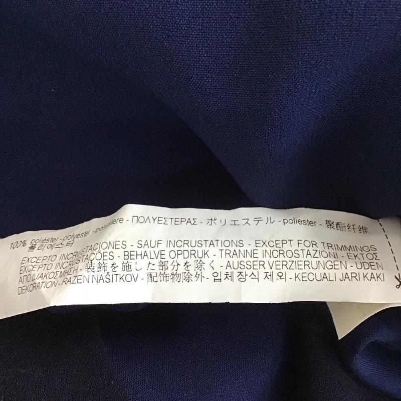 ザラ ZARA カットソー 長袖 S 無地 紺 / ネイビー /  レディース USED 古着 中古 10110294