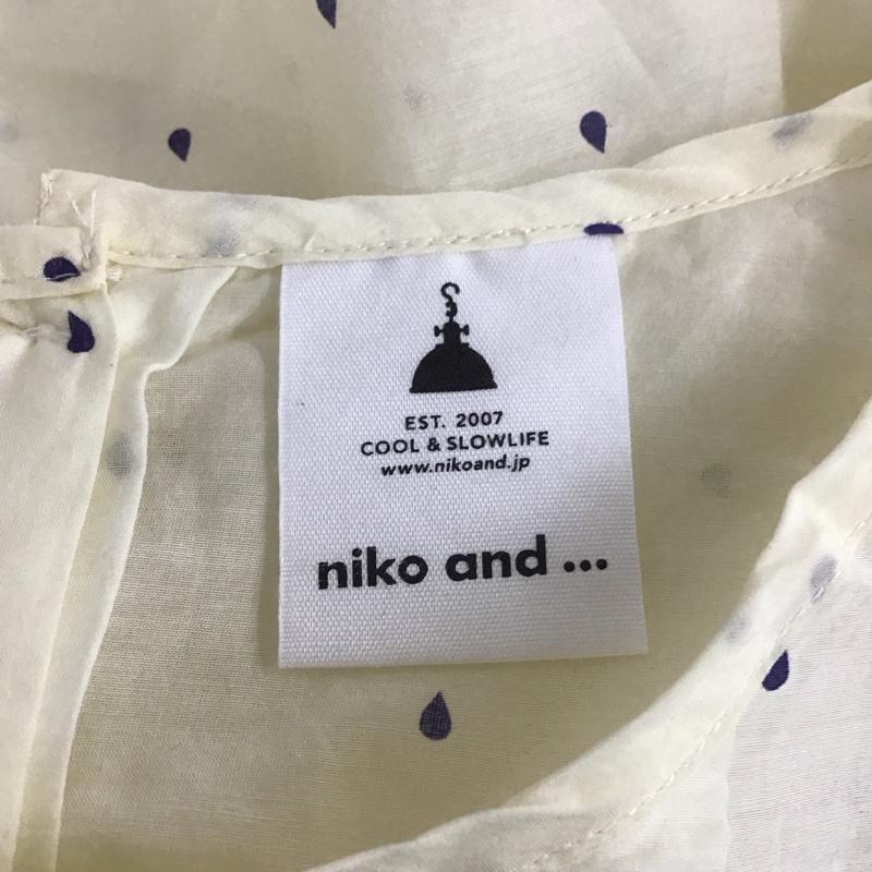ニコアンド niko and... シャツ、ブラウス 半袖 アイボリー / アイボリー / レディース USED 古着 中古 10106466