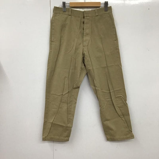 ヤエカ YAECA パンツ チノパン チノパン ワイドパンツ カジュアルパンツ 30インチ 無地 ベージュ / ベージュ /  メンズ USED 古着 中古 10124928