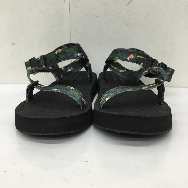 コロンビア Columbia サンダル サンダル 総柄 緑 / グリーン / メンズ USED 古着 中古 10134723