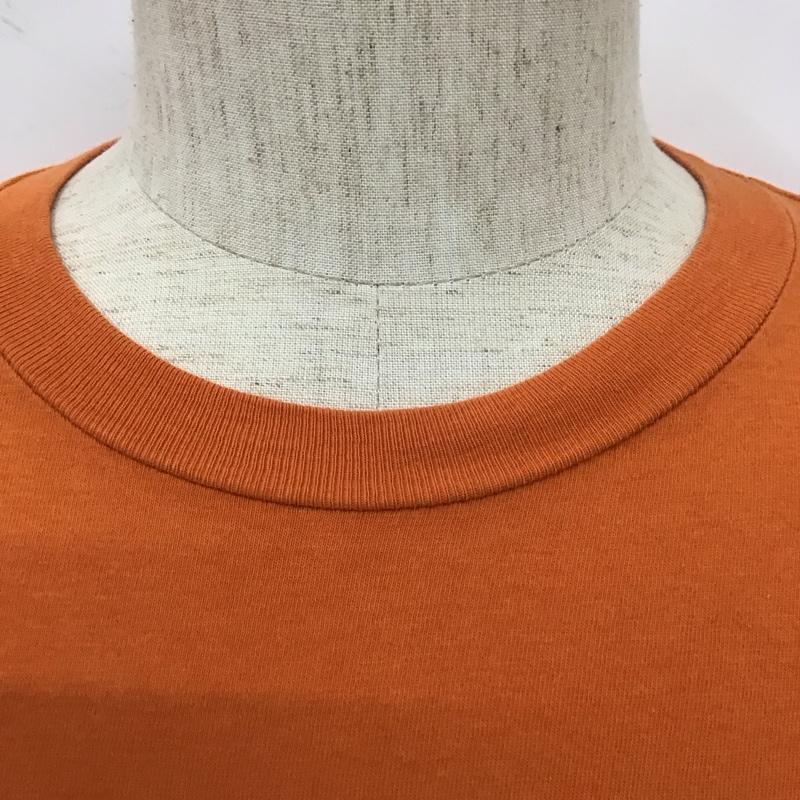 ハフ HUF Tシャツ 半袖 半袖カットソー プリントTシャツ クルーネックカットソー S ロゴ、文字 橙 / オレンジ /  メンズ USED 古着 中古 10110935
