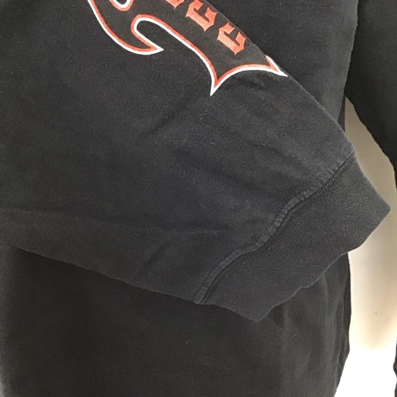 古着 USED カットソー 長袖 長袖カットソー クルーネックカットソー ロングスリーブカットソー プリントTシャツ プリント 黒 / ブラック / メンズ USED 古着 中古 10113634