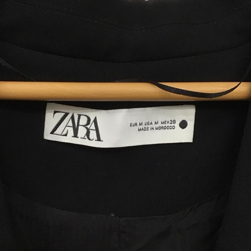 ザラ ZARA ベスト ベスト M 無地 黒 / ブラック / レディース USED 古着 中古 10124794
