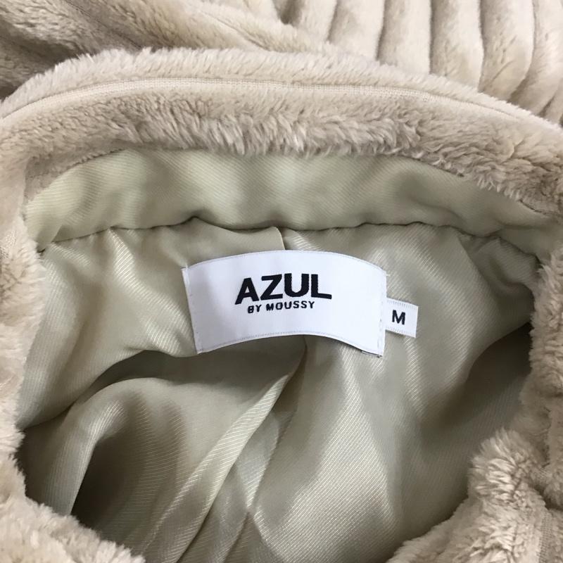 アズールバイマウジー AZUL BY MOUSSY ジャケット、上着 ジャケット、ブレザー 250eac30-037h ECOFURCPOBLOUSON ジップアップジャケット M 無地 ベージュ / ベージュ / レディース USED 古着 中古 10123742