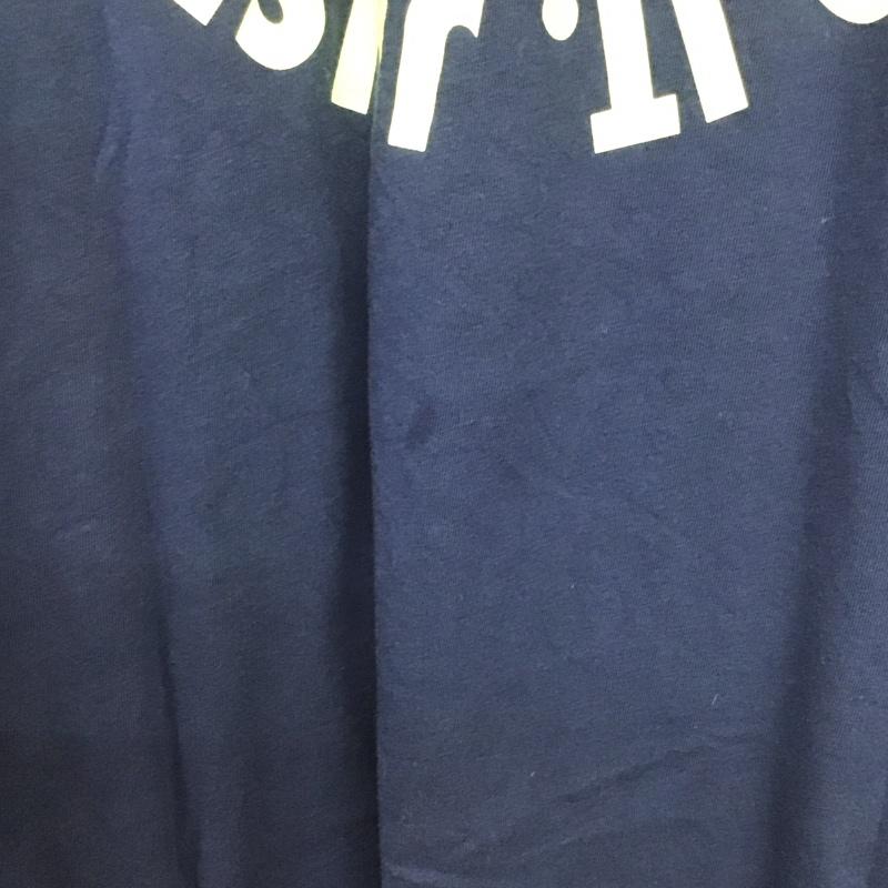ナイキ NIKE カットソー 長袖 長袖カットソー プリントカットソー クルーネック スポーツウェア XXL ロゴ、文字 紺 / ネイビー / メンズ USED 古着 中古 10136164