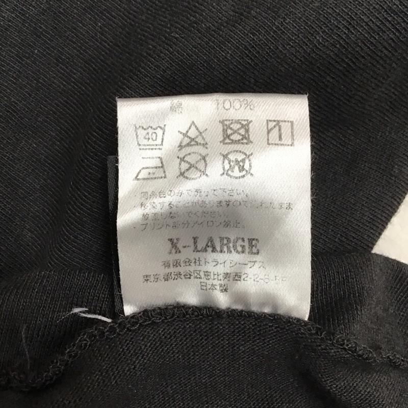 スタンダード カリフォルニア STANDARD CALIFORNIA Tシャツ 半袖 半袖カットソー プリントTシャツ クルーネックカットソー XL ロゴ、文字 黒 / ブラック /  メンズ USED 古着 中古 10113174