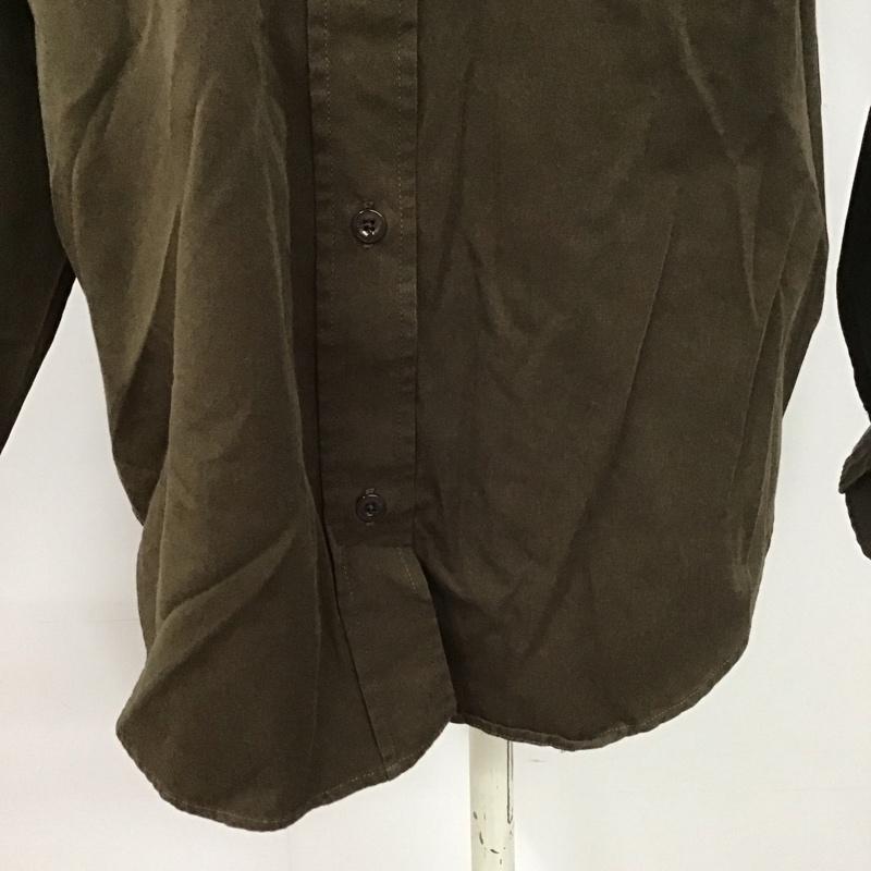 プラージュ Plage シャツ、ブラウス 長袖 長袖シャツ 無地シャツ カラーシャツ 無地 茶 / ブラウン / レディース USED 古着 中古 10127393