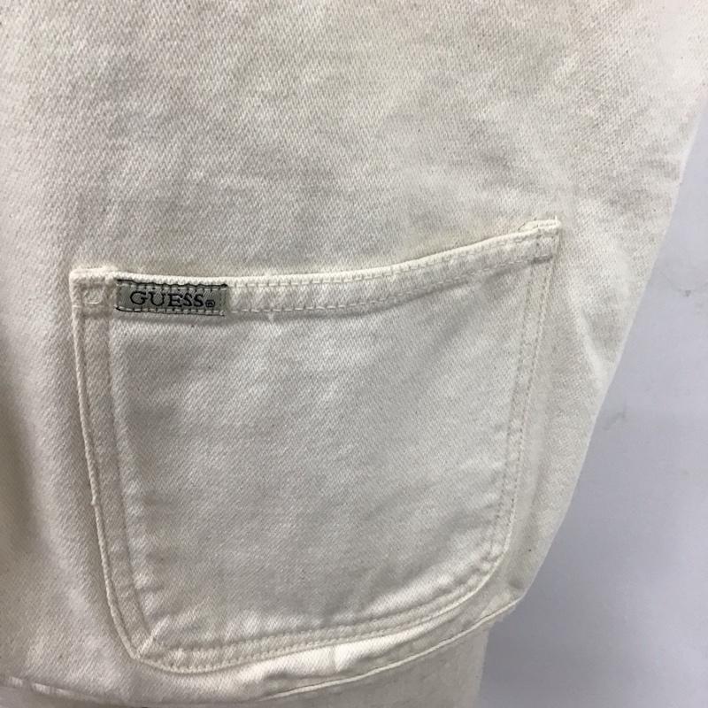 ゲス Guess ベスト ベスト 90s M 無地 オフホワイト / オフホワイト / メンズ USED 古着 中古 10121886