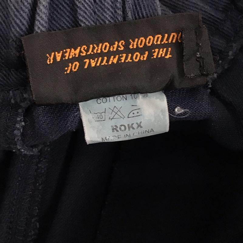 ロックス ROKX パンツ ショートパンツ 無地 黒 / ブラック / メンズ USED 古着 中古 10130444