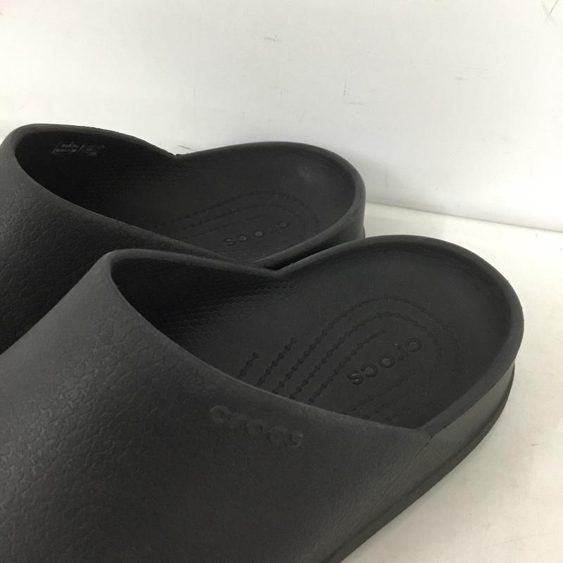 クロックス crocs サンダル サンダル 209366 DYLAN CLOG M9 W11 ロゴ、文字 黒 / ブラック / メンズ USED 古着 中古 10148800