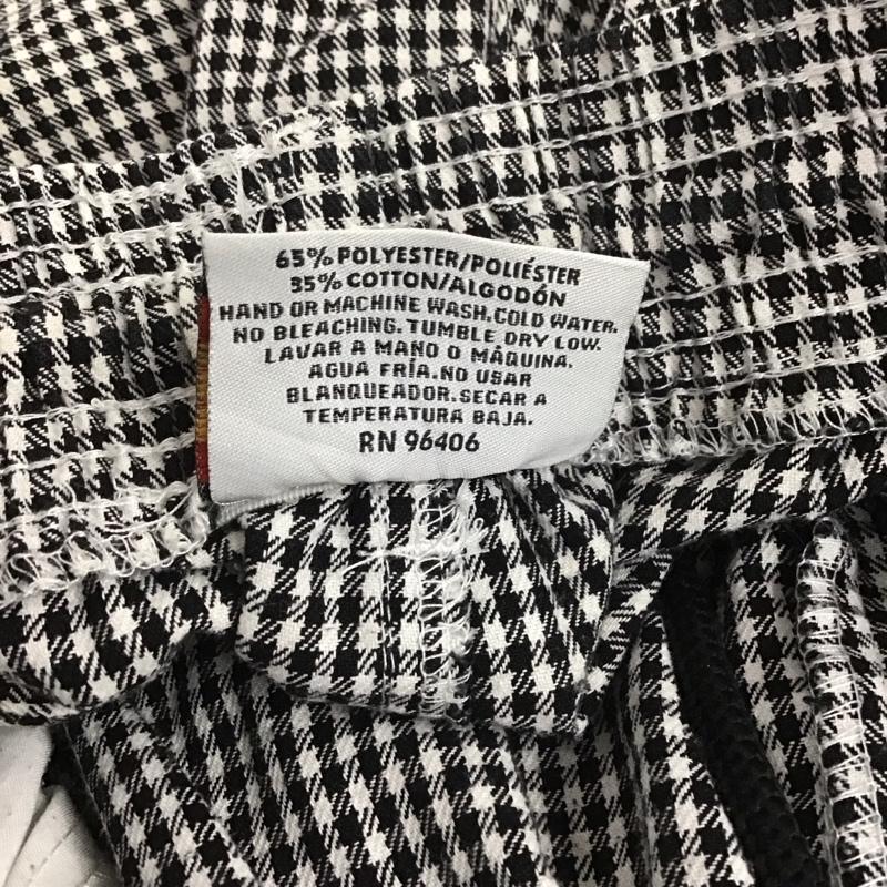 古着 USED パンツ ワークパンツ、ペインターパンツ ギンガムチェックパンツ ワイドパンツ カジュアルパンツ M チェック 白 / ホワイト / X 黒 / ブラック / メンズ USED 古着 中古 10132245