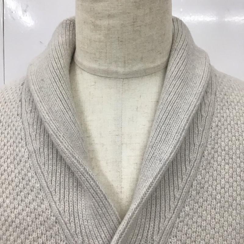 ジャーナルスタンダード JOURNAL STANDARD カーディガン 長袖 長袖ニットカーディガン リブニットカーディガン 前ボタン M 無地 ベージュ / ベージュ / メンズ USED 古着 中古 10118266