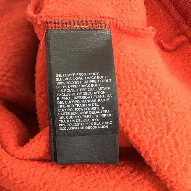 ザノースフェイス THE NORTH FACE ジャケット、上着 ジャケット、ブレザー ジップアップジャケット フリースジャケット アウター XL ロゴ、文字 灰 / グレー / X 赤 / レッド / メンズ USED 古着 中古 10138879