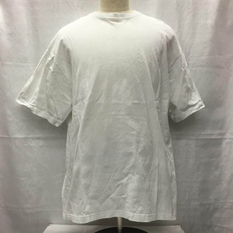 ニューエラ NEW ERA Tシャツ 半袖 半袖カットソー プリントTシャツ クルーネックカットソー XL ロゴ、文字 白 / ホワイト / メンズ USED 古着 中古 10106481