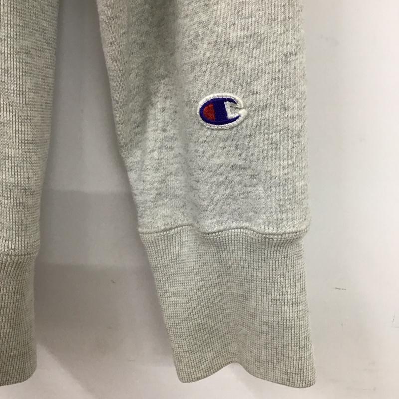 チャンピオン Champion パーカー 長袖 c8-h104 ジップパーカー スウェットパーカー S 無地 灰 / グレー / メンズ USED 古着 中古 10131370