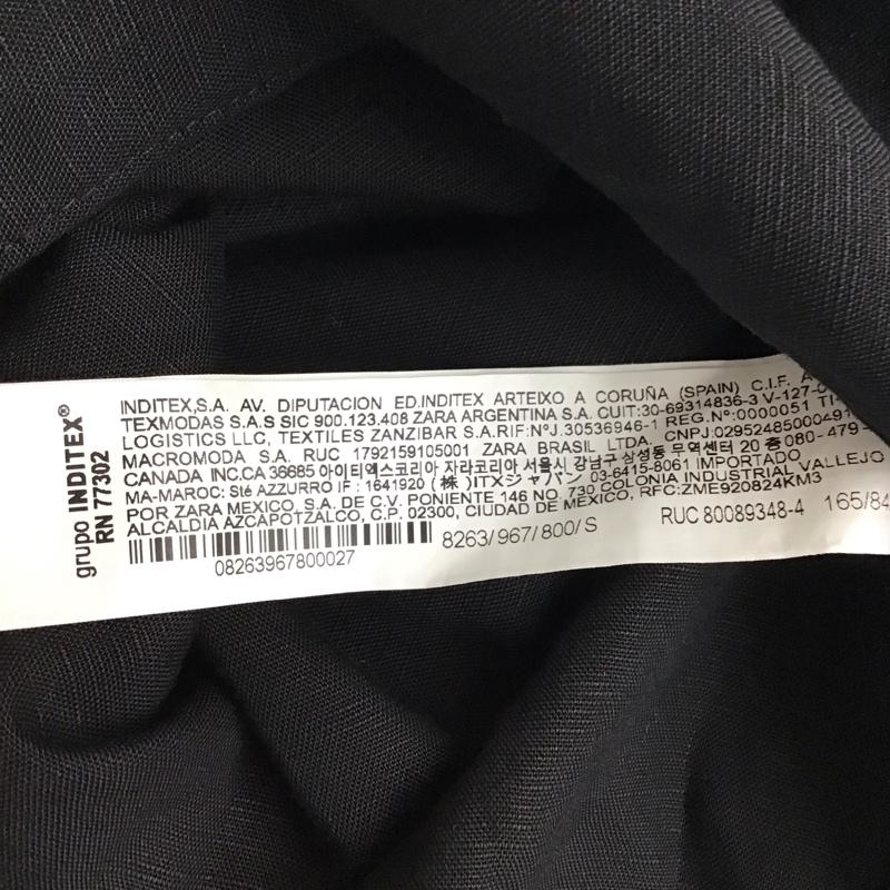 ザラ ZARA ワンピース ロングスカート ノースリーブロングワンピース フレアスカート サイドスリット S 無地 黒 / ブラック / レディース USED 古着 中古 10117989