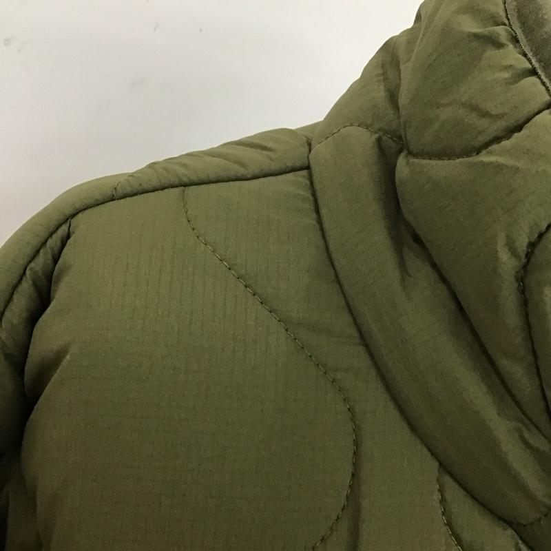 ザラ ZARA コート コート一般 4391 717 505 撥水加工パフジャケット キルティングコート S 無地 カーキ / カーキ / レディース USED 古着 中古 10112155