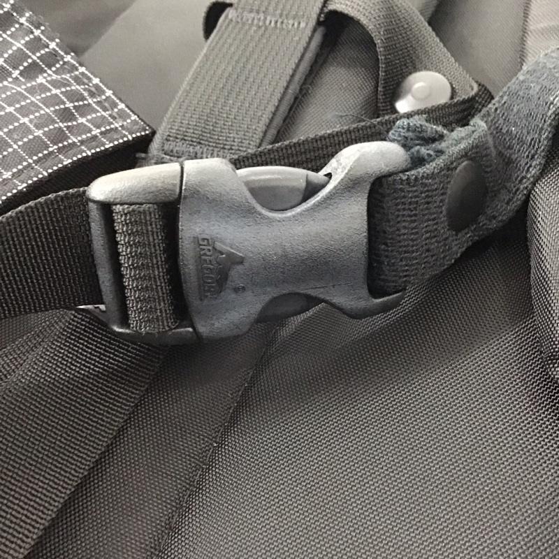 グレゴリー GREGORY リュックサック、デイパック リュックサック、デイバッグ チェック USA製 バックパック ロゴ、文字 黒 / ブラック / メンズ USED 古着 中古 10146261