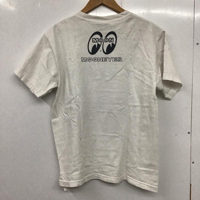 ムーン MOON Tシャツ 半袖 半袖カットソー プリントTシャツ クルーネックカットソー felix M プリント 白 / ホワイト / メンズ USED 古着 中古 10138225