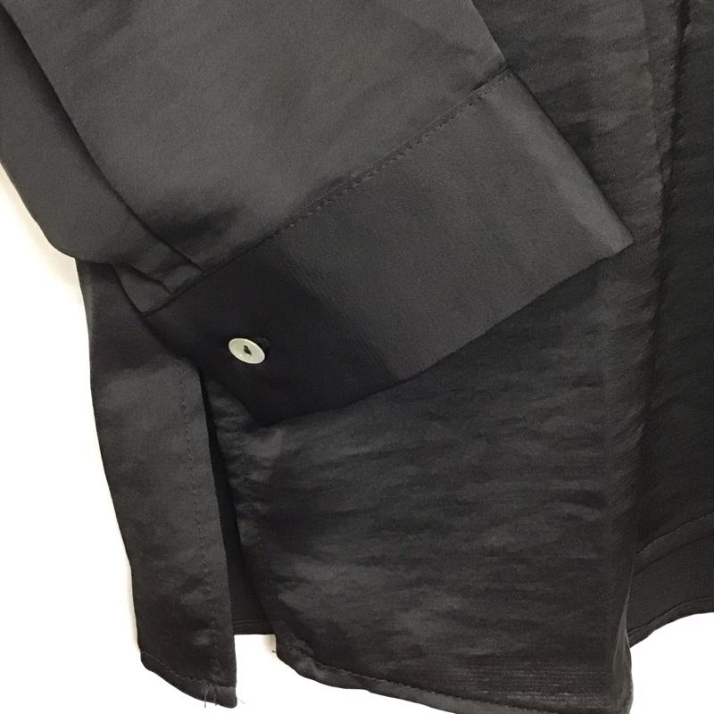 ザラ ZARA シャツ、ブラウス 長袖 XS 無地 黒 / ブラック / レディース USED 古着 中古 10131710